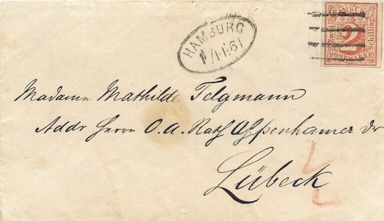 2 Briefe nach Lübeck –