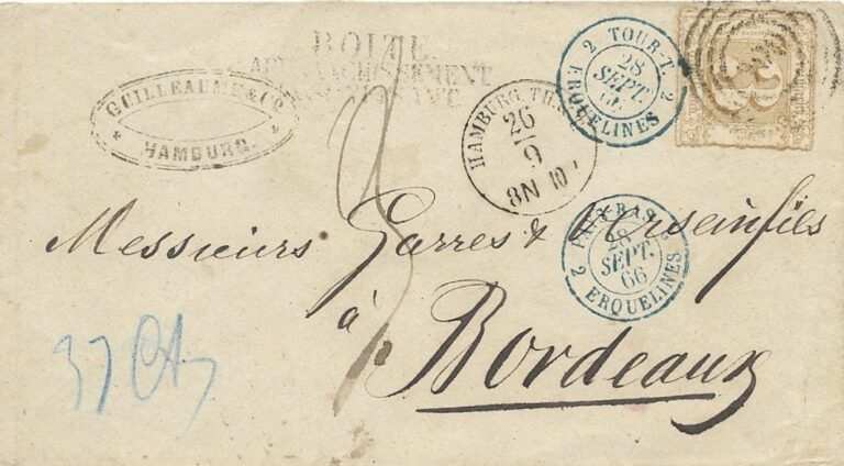 …wie drei Silbergroschen in Thurn & Taxis`schen Postwertzeichen