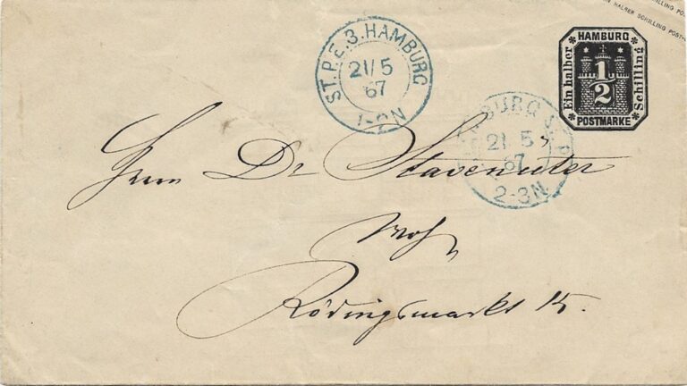 Ganz „simple“ Ortsverwendung, aber der bessere Stempel ST.P.E.3